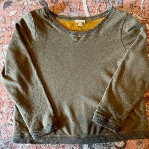 Anthropologie/Holding Horses - Green Long Sleeve Top